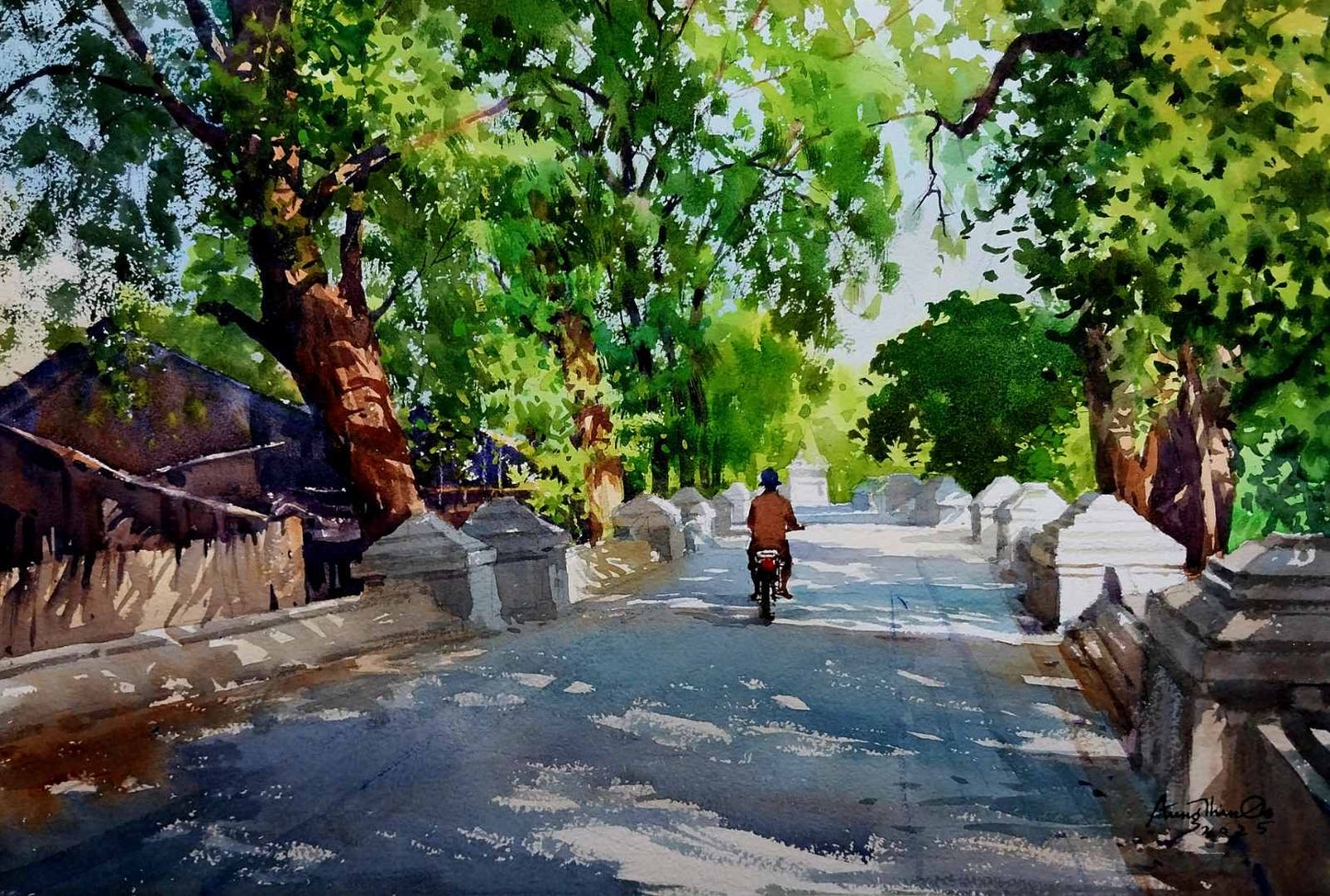 အင်းဝမြို့ကမောင်အိုတံတား