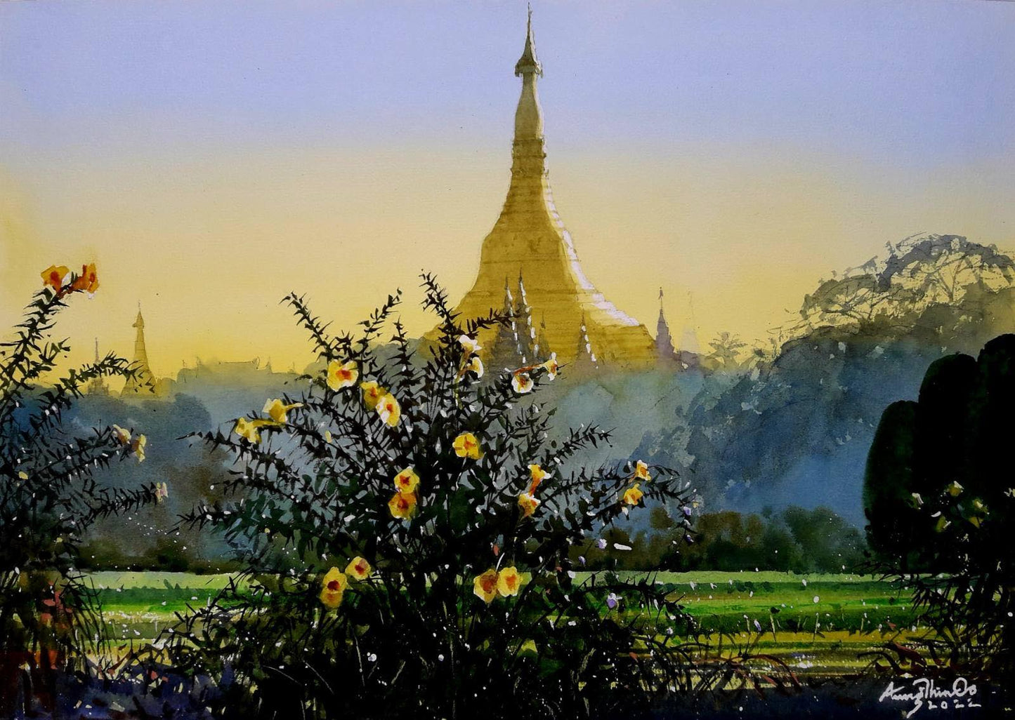 ရွှေတိဂုံနံနက်ခင်း