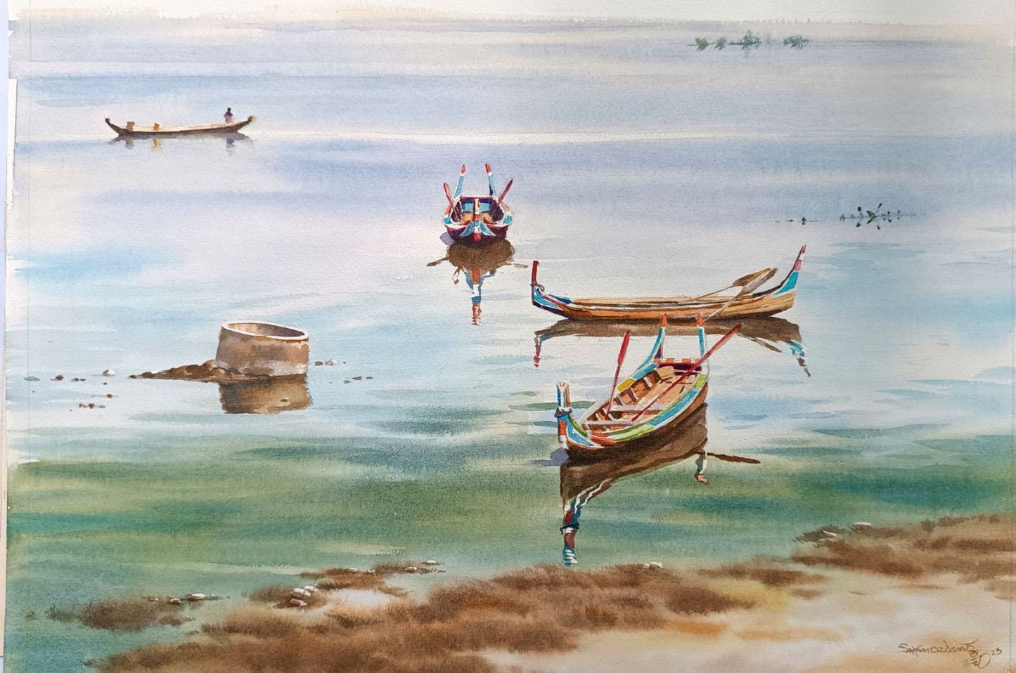 Taungthaman Lake