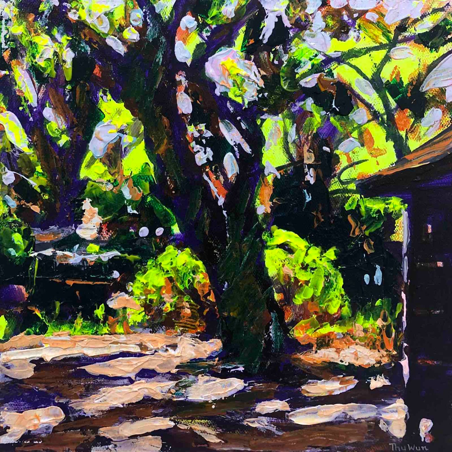 Trees at Ikalaung Village (ရေဘေးအလှူ)