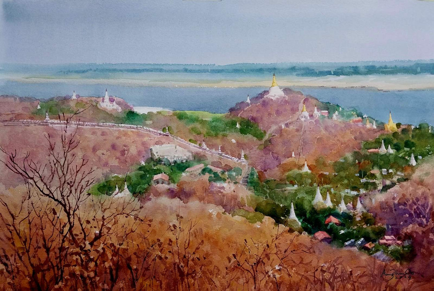 စစ်ကိုင်းတောင်နဲ့မြစ်မင်းဧရာ