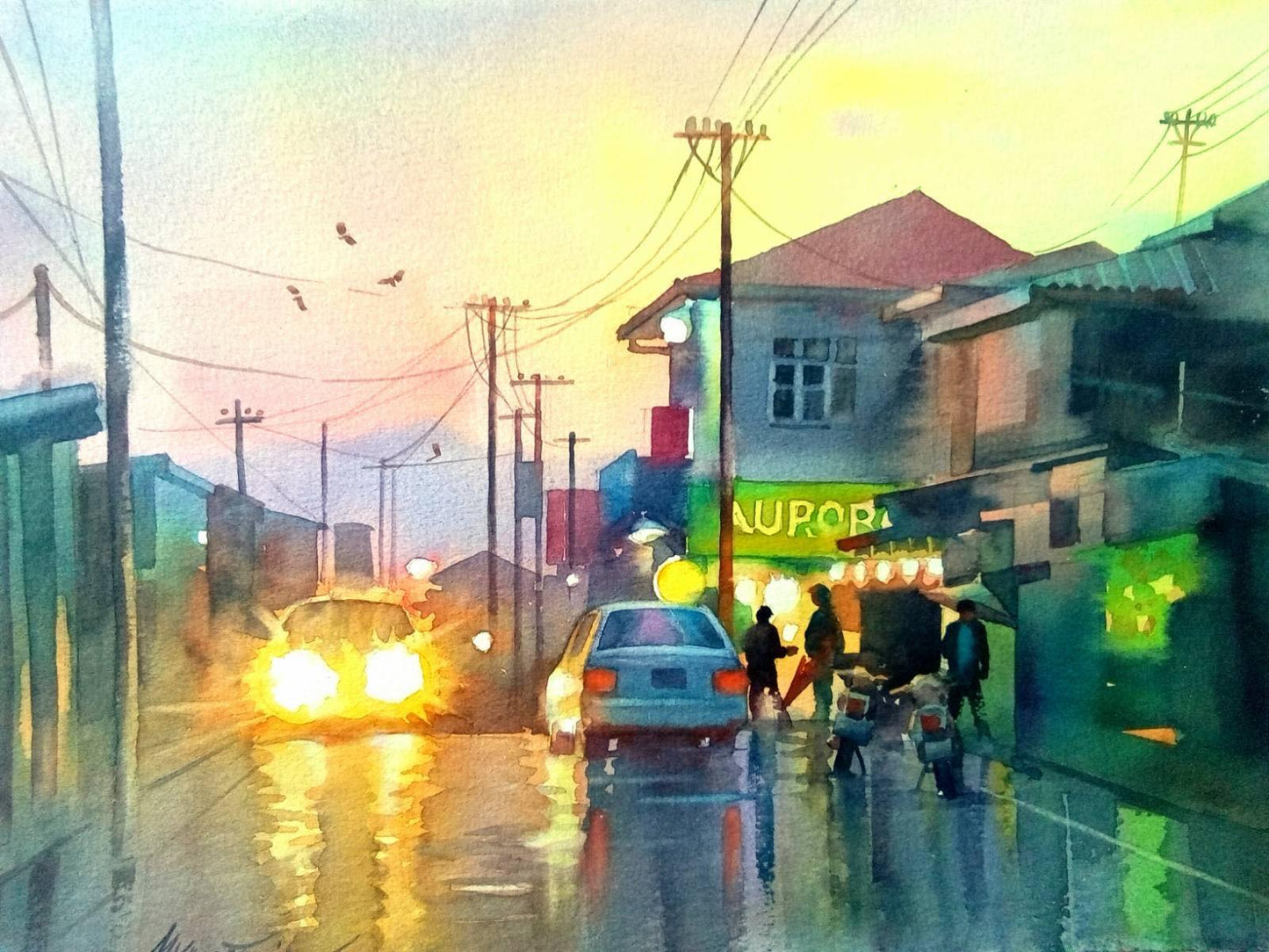တောင်ကြီးမြို့က ကဖေးဆိုင်