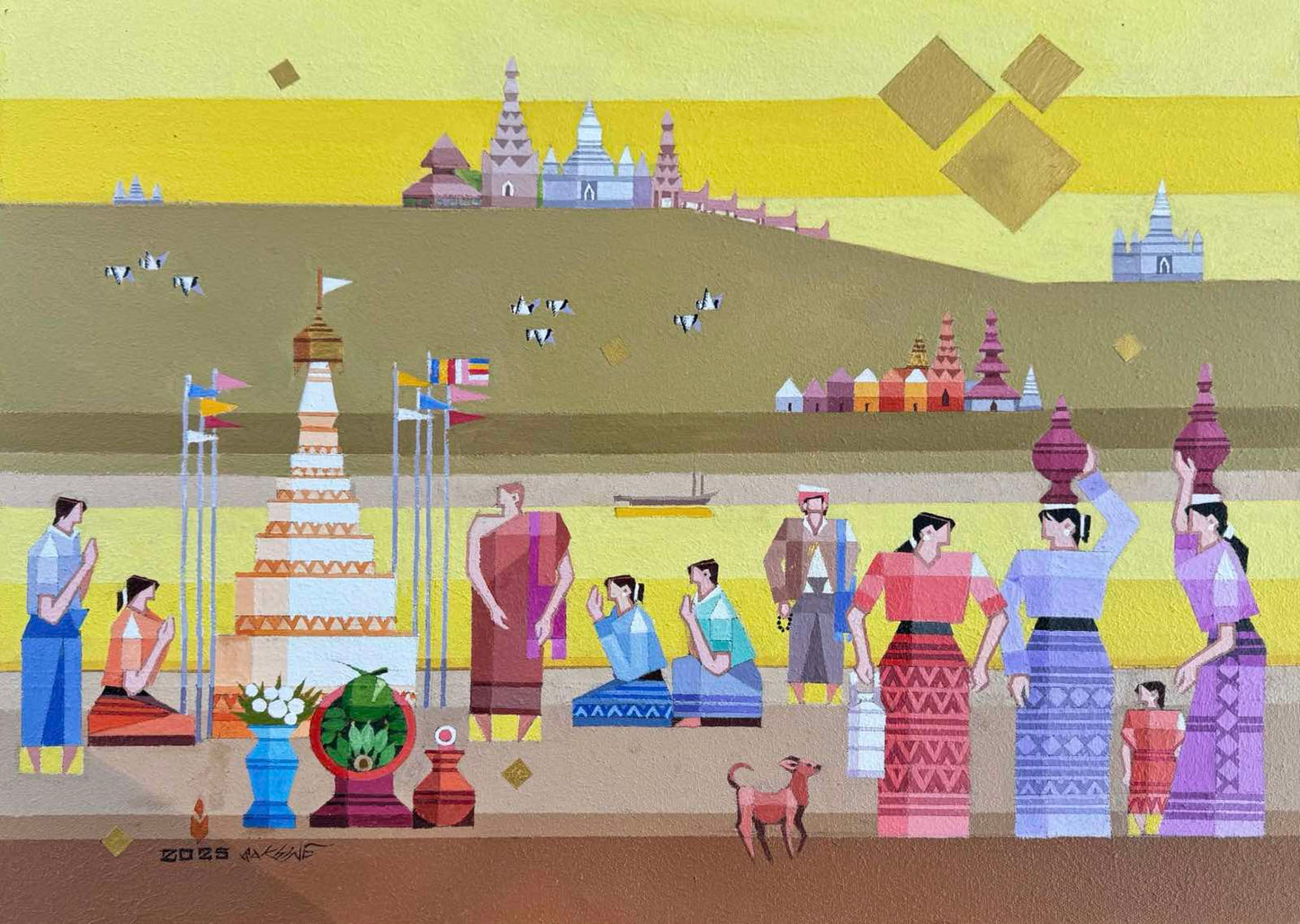 တပေါင်းလ - သဲပုံစေတီပွဲ