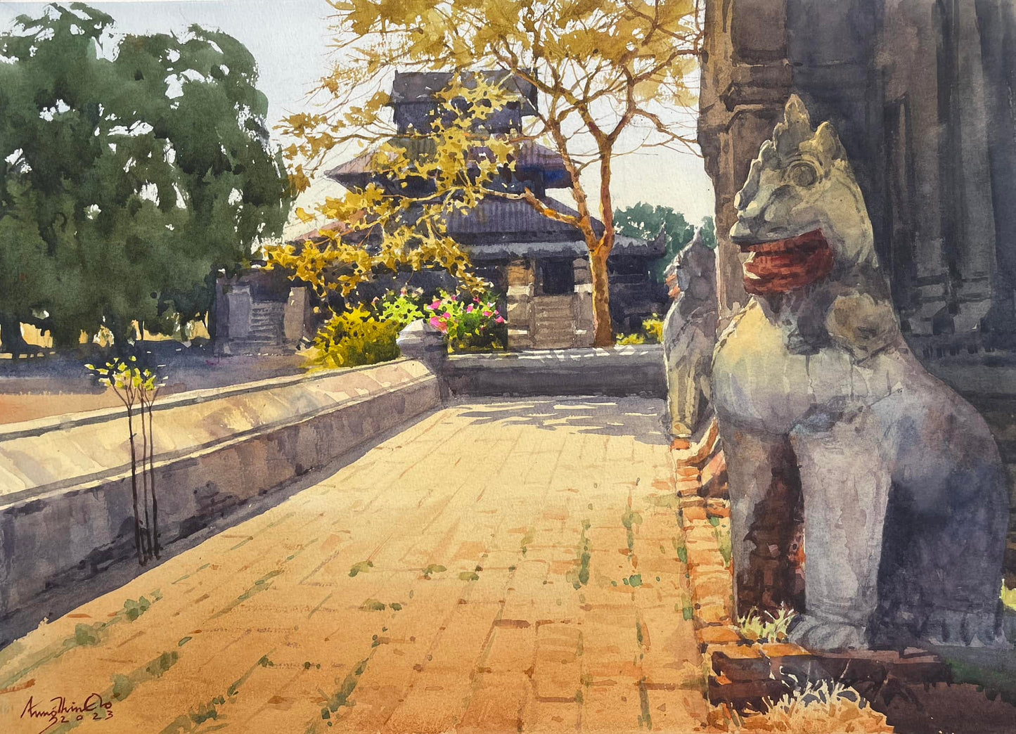 ပုဂံမြို့ရဲ့တစ်နေရာ