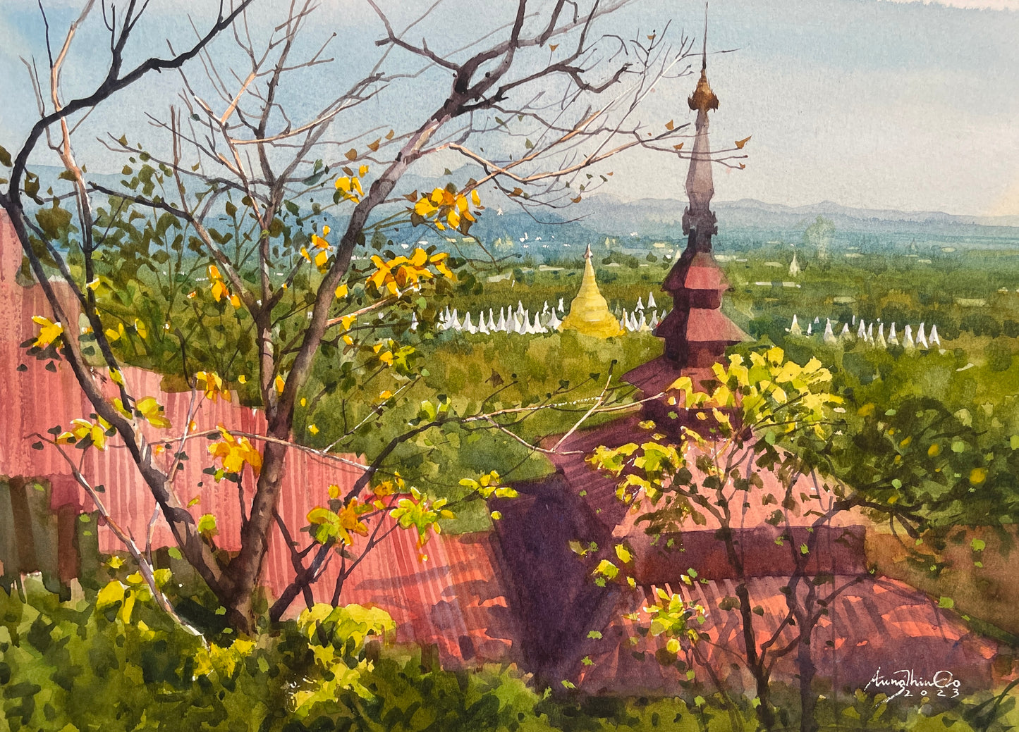 မန်းတောင်မှရန်ကင်းတောင်သို့