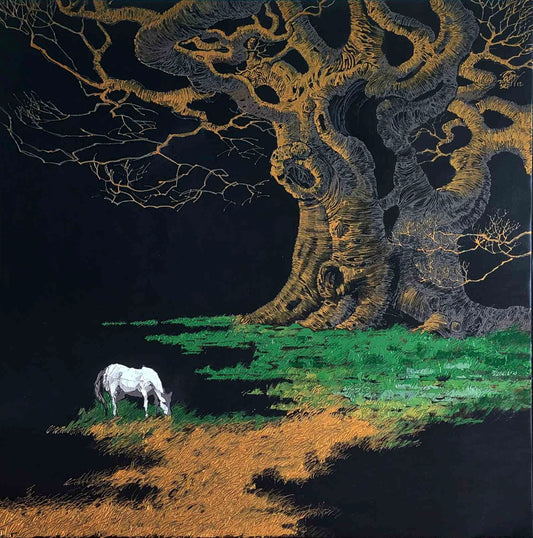The big tree and my pasture ( TRIOLOGY - 10 )